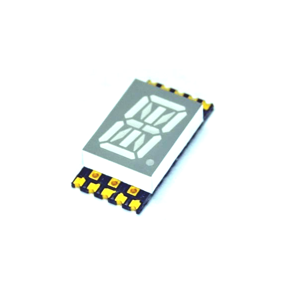 0.40 inch ultra thin full color surface mount  4011 SMD SMT single digit 14 segment Alphanumeric led display