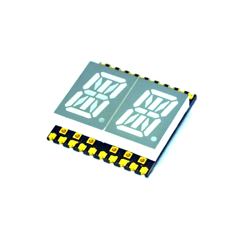 0.40 inch ultra thin full color surface mount  4011 SMD SMT single digit 14 segment Alphanumeric led display