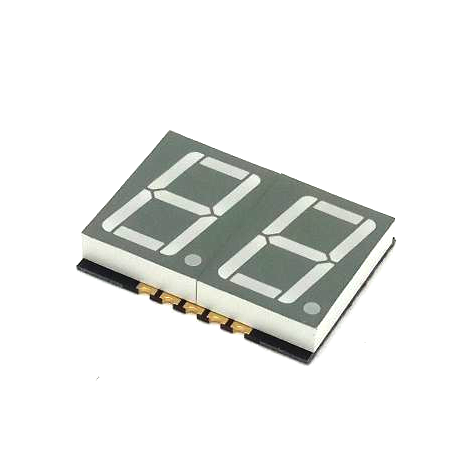 0.39 inch ultra thin full color surface mount  3920 SMD SMT dual digit 7 segment led display