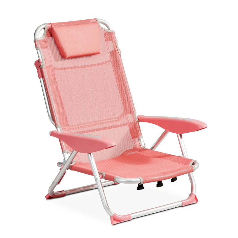 Aluminum Portable Foldable Outdoor Leisure tommy bahama Beach Chair Backpack Custom Cushions Folding Beach Chaise Lounge Chairs