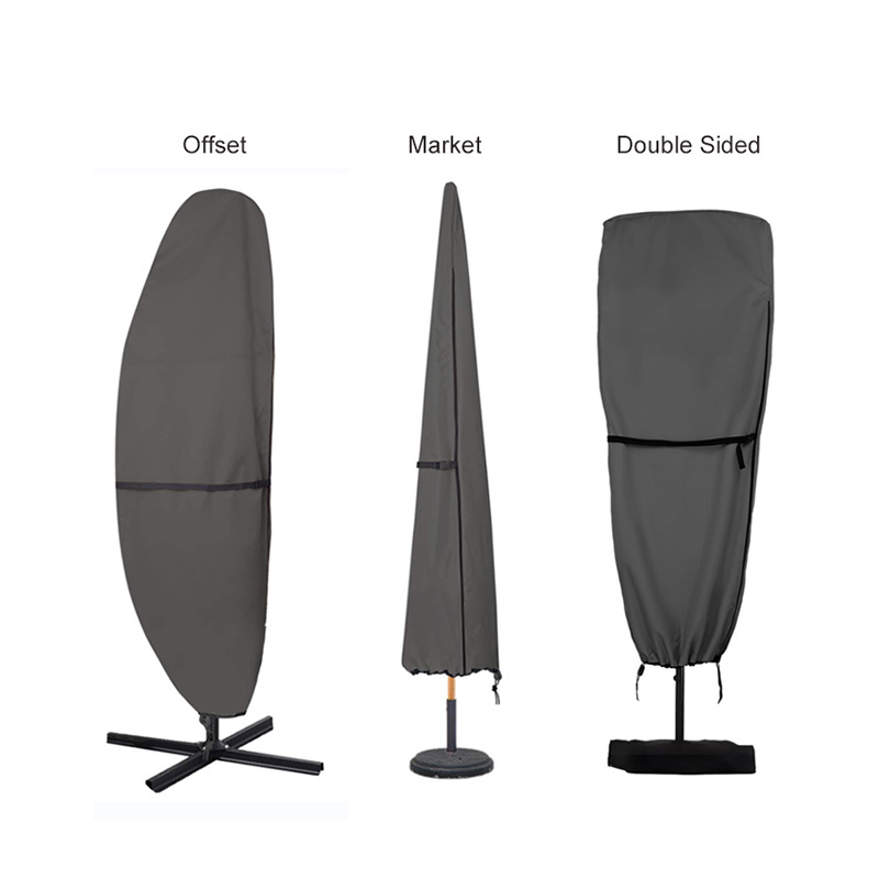 outdoor furniture large anti- uv waterproof market parasol banana umbrella cover garden patio umbrella cover for offset umbrella