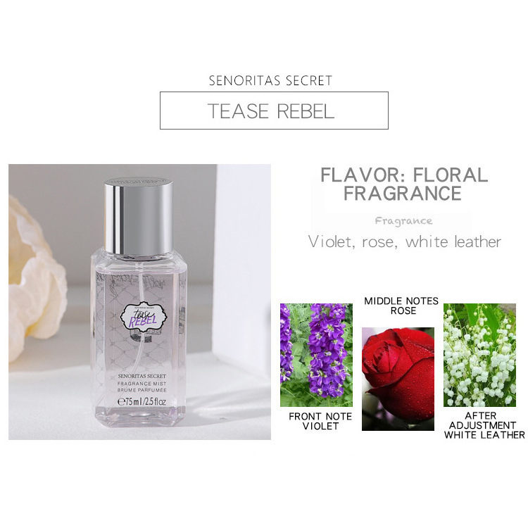 Women SENORITAS SECRET Victoria Style Body Spray Perfume Women Long-lasting Flower And Fruit Fragrance Light Fragrance Perfume