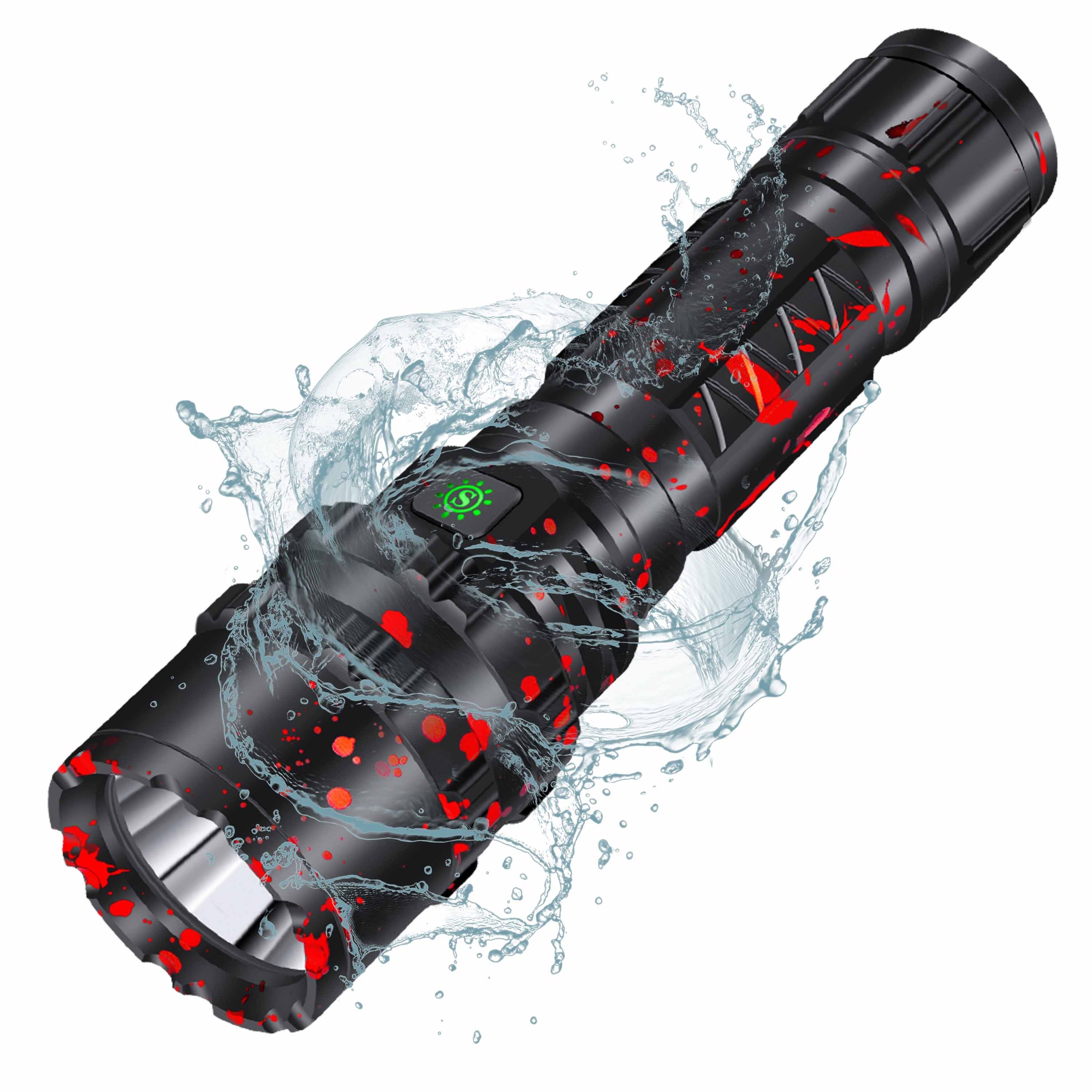 Waterproof strong light flashlight P50 20w 3000 High lumen hidden usb rechargeable torch led torch light cheap led flashlights