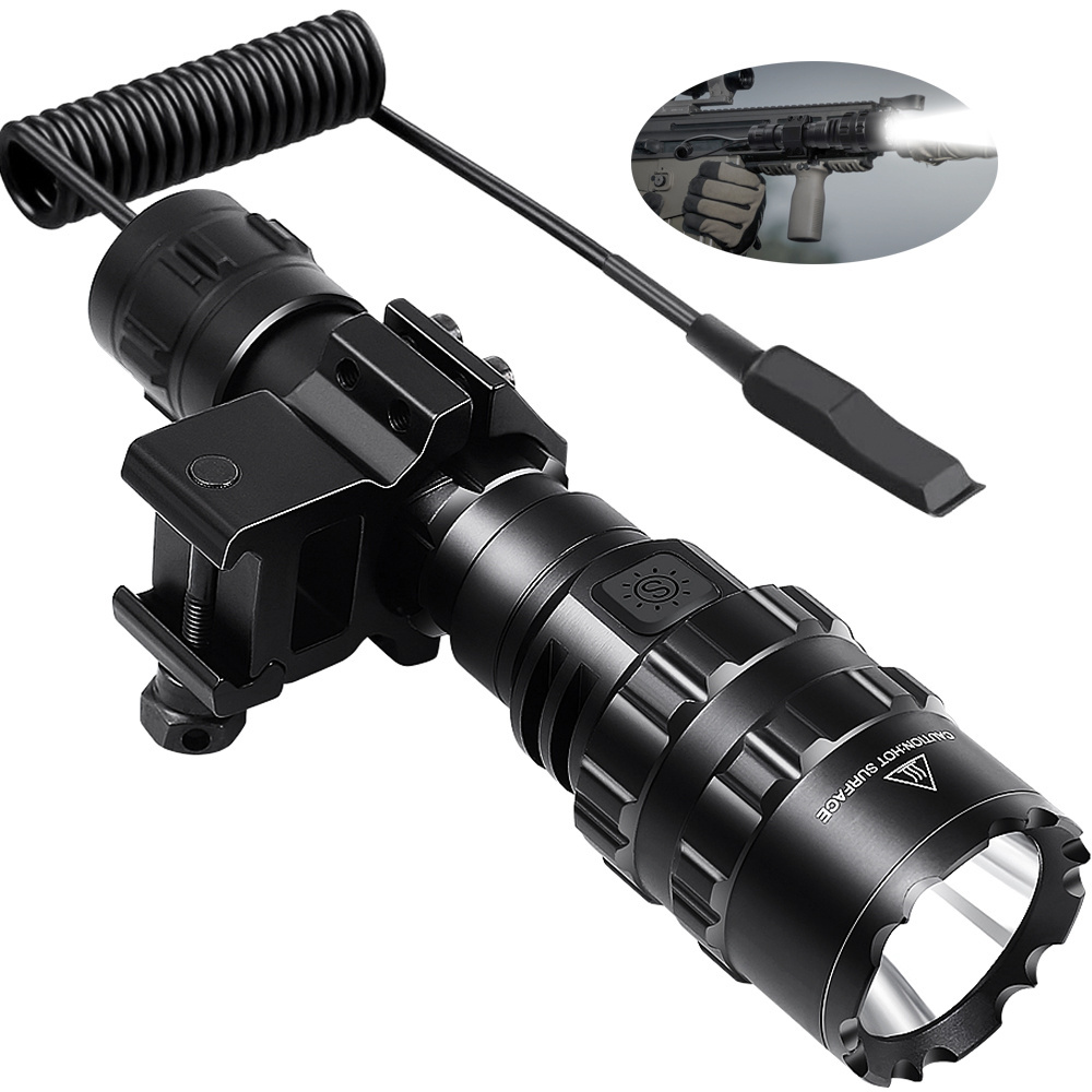 SG XML2 High power Hunting Aluminum alloy Flash light  Rechargeable  mount long range tactical LED light flashlight