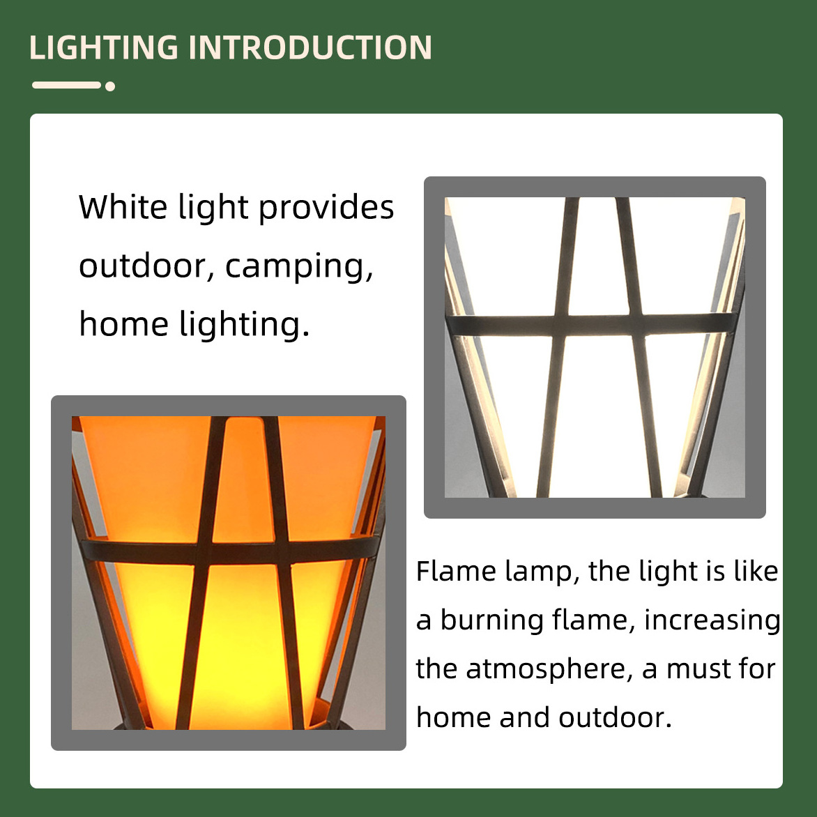 Portable solar Rechargeable Switch Tent Light LED Mini Camping Lantern for Emergency li-ion Battery Outdoor Lamp Flame Lights