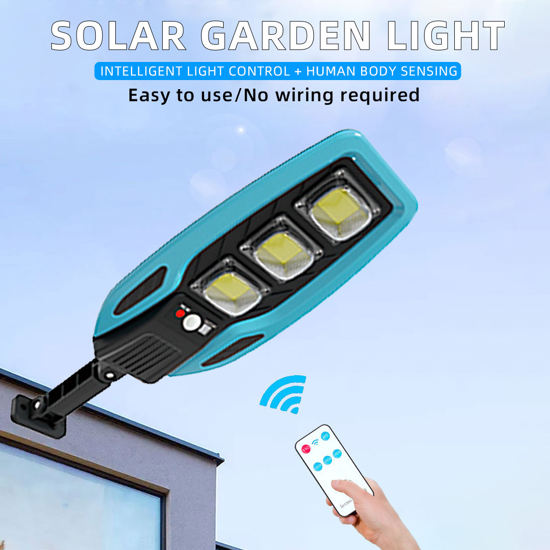 Factory Directly IP65 Solar Sensor Outdoor Motion Sensor Solar Wall Light With Remote Control for roads, gardens, yards