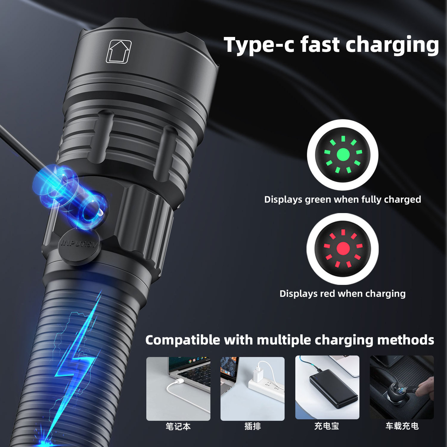 New Multifunctional Magnetic Led Clip Light And Flashlight With Magnets And Pick Up Tool