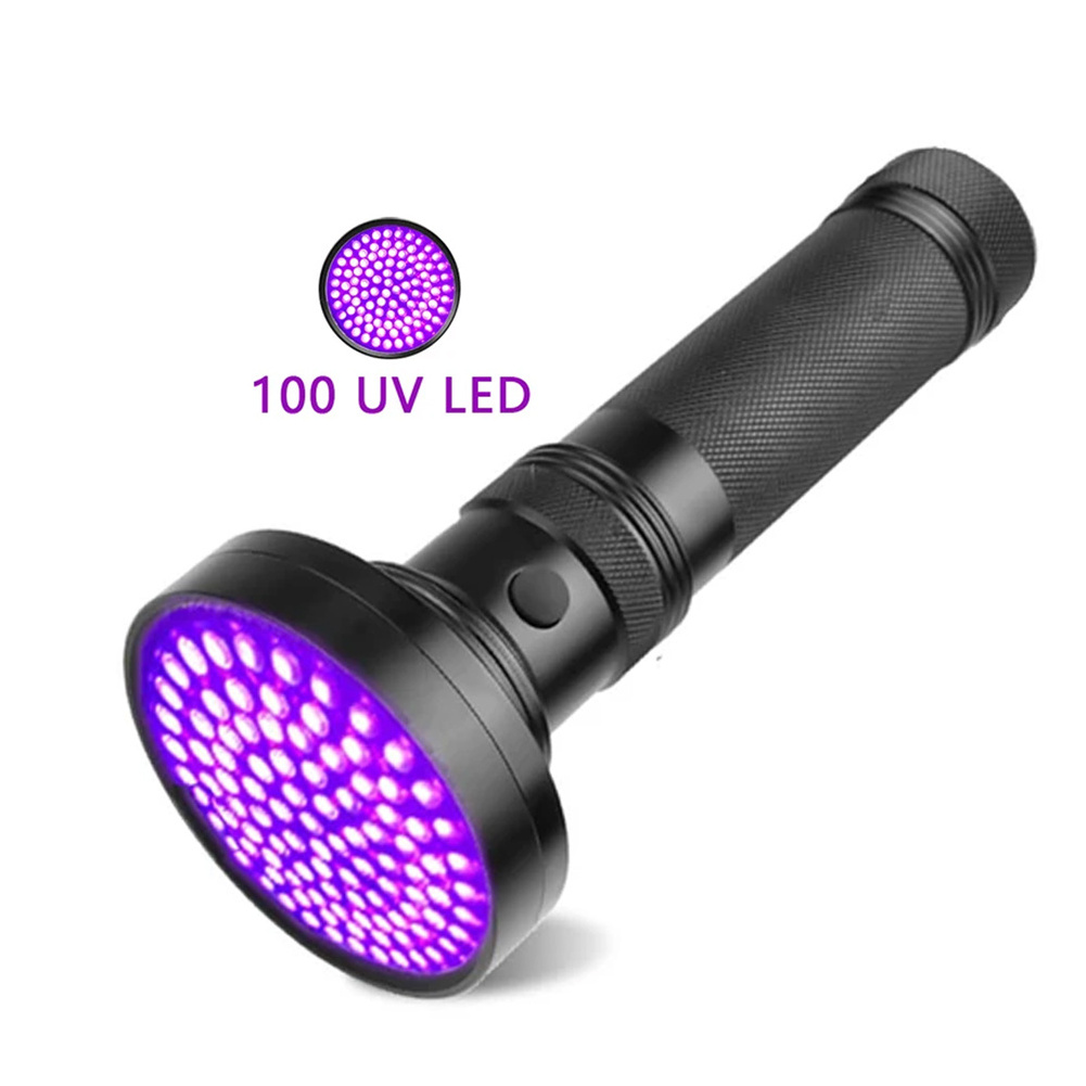 UV Torch Flash Light Black Light 21 51 100LED UV Flashlight for Dogs Urine Detector for Dry Stains and Scorpion Hunting