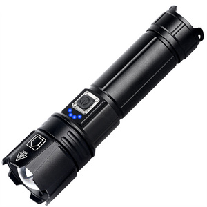 100000 Lumen Laser Hunting Emergency Aluminum Type C Rechargeable Tactical Led Torches Flashlights