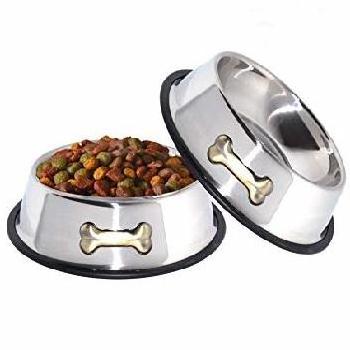 Stainless steel pet bowl classic design pet bowl handmade design pet food bowl