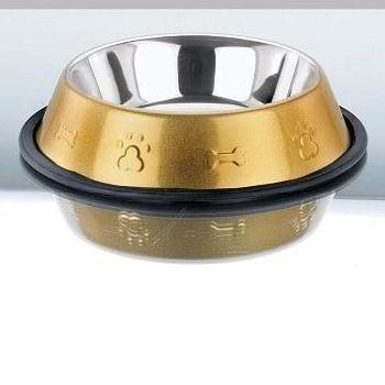 Stainless steel pet bowl classic design pet bowl handmade design pet food bowl