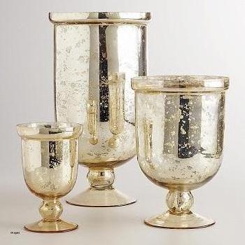 ELEGANT DESIGN GLASS CANDLE HOLDERS SET OF 3