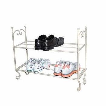 LATEST DESIGN IRON SHOE STAND LIVING ROOM DECORATIVE SHOE RACKS HANDMADE METAL SHOES STAND