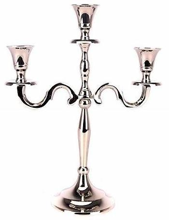 SOLID ALUMINIUM CANDELABRA CANDLE HOLDER CLASSIC DESIGN METAL TEA LIGHT HOLDER LOW PRICE STYLES CANDLE STAND