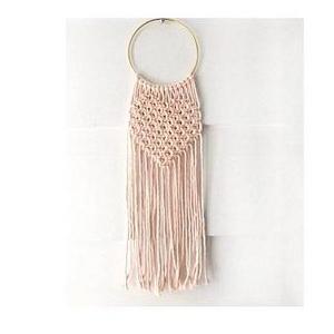 NEW COTTON MACRAME HANDMADE ART PREMIUM DESIGNER HANGING TAPESTRY WALL HANGING COTTON MACRAME MIRROR TAPESTRY