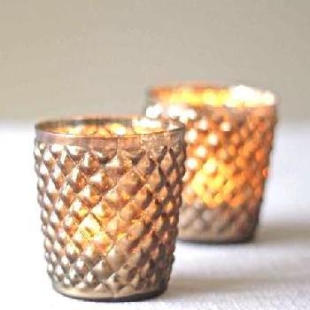 MERCURY GLASS VOTIVE FANCY DESIGN HOME DECORATIVE CANDLE STAND HIGH QUALITY GLASS CANDLE HOLDER