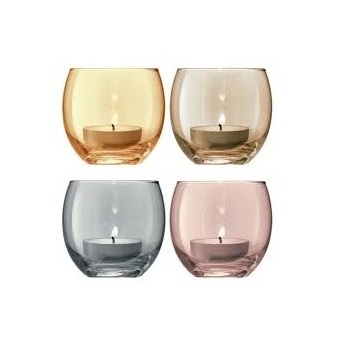 HIGH QUALITY GLASS VOTIVES STYLES DESIGN GLASS TEA LIGHT HOLDER HANDMEND DESIGN GLASS CANDLE HOLDER