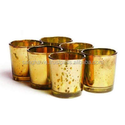 HIGH QUALITY GLASS VOTIVES STYLES DESIGN GLASS TEA LIGHT HOLDER HANDMEND DESIGN GLASS CANDLE HOLDER