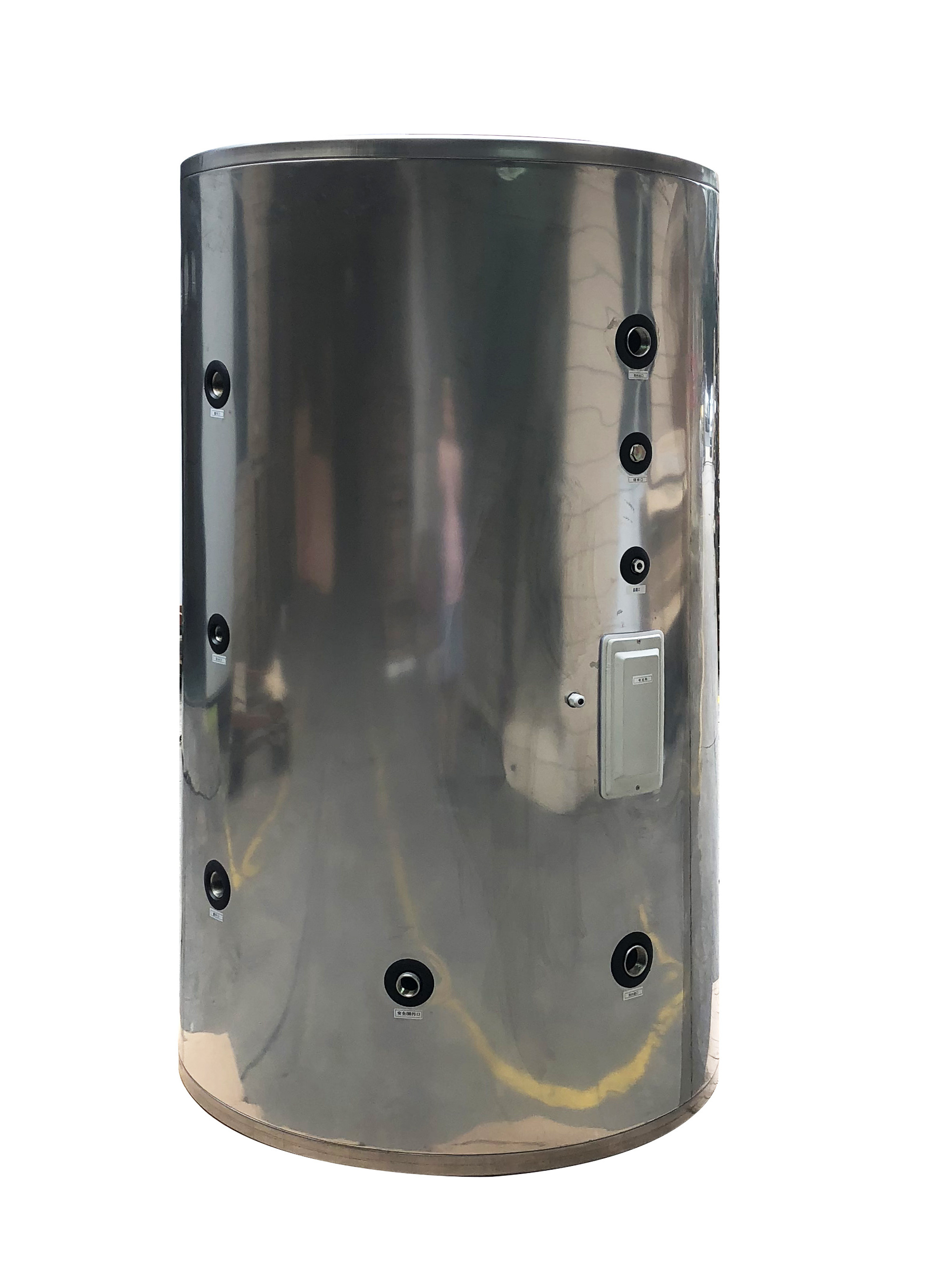 SUNRISE SUS304/SUS316 stainless steel large-size hot water buffer tank 600l 800l 1000l 1500l 2000l with heat exchanger