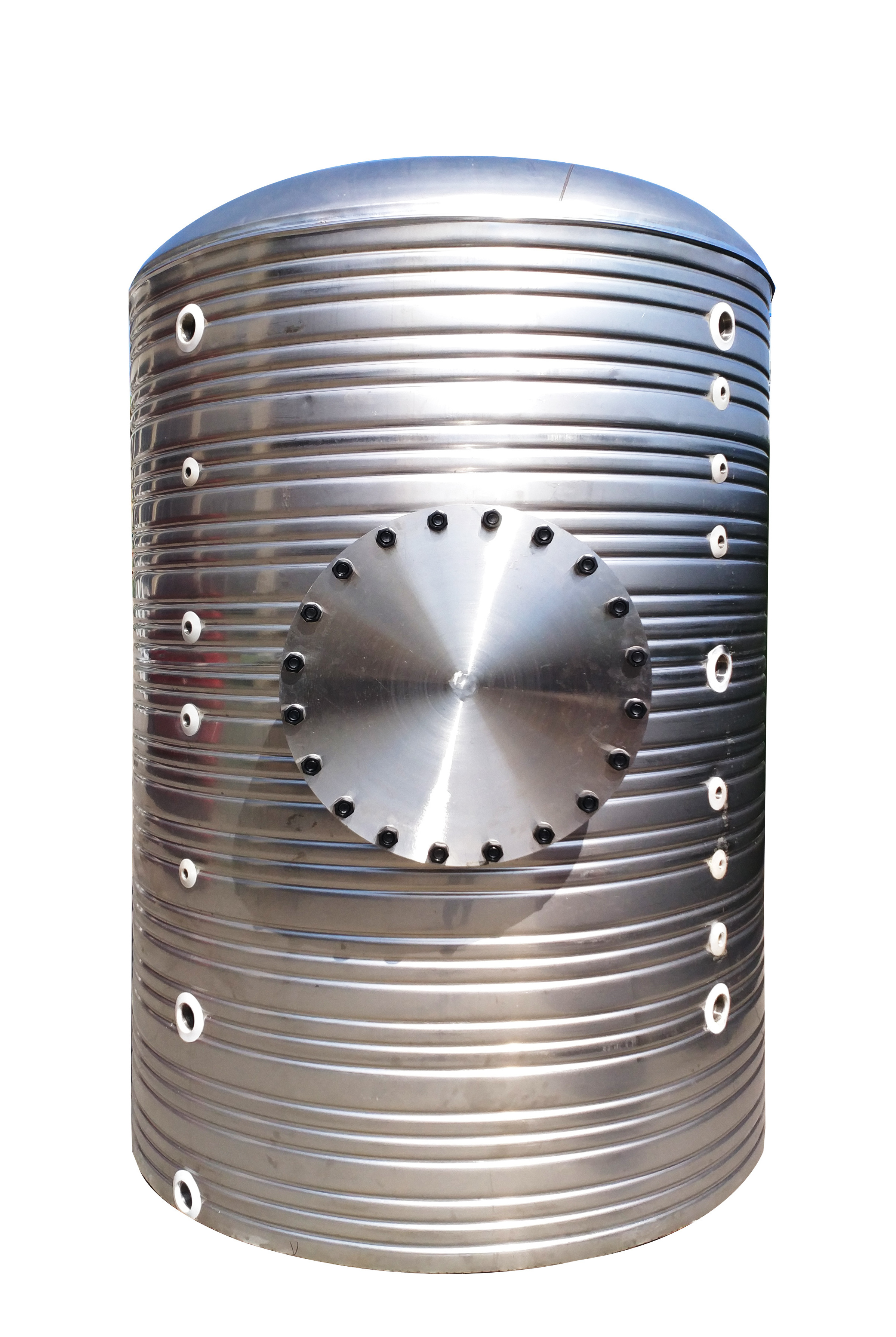 SUNRISE SUS304/SUS316 stainless steel large-size hot water buffer tank 600l 800l 1000l 1500l 2000l with heat exchanger