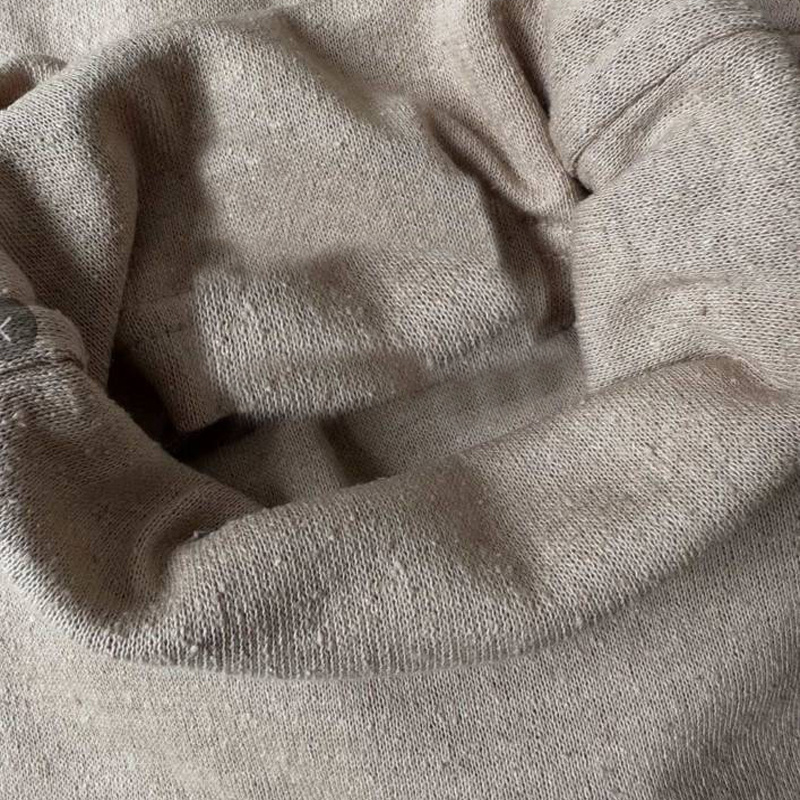 knitted  raw silk noil fabrics