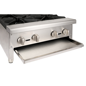 Stainless Steel Commercial Kitchen Counter Top Gas Stove