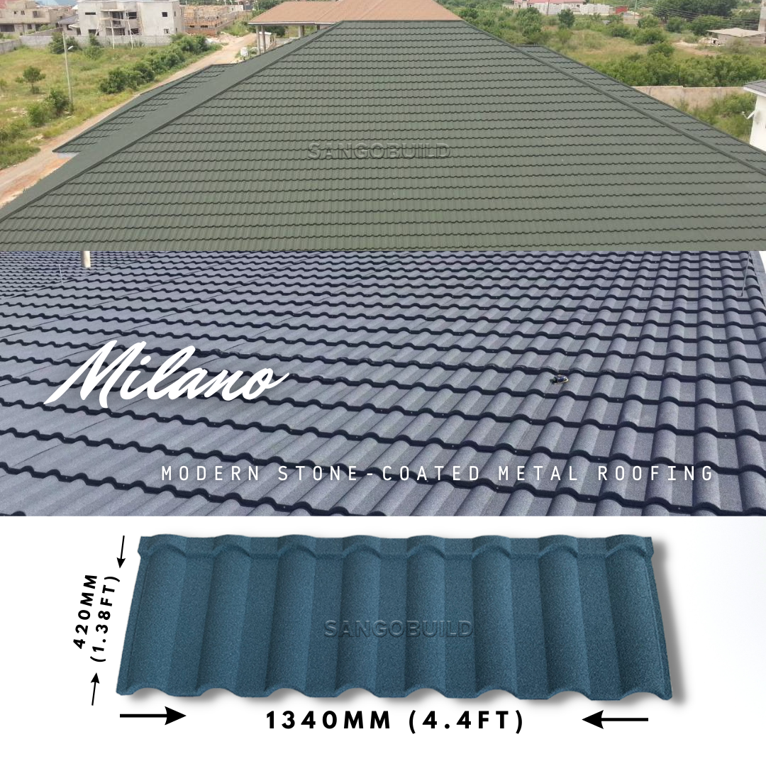 Millano Colorful Stone Chips Coated Aluminum Roofing Sheets Factory Prices 0.40mm Stone Coated Metal Roofing Philippines