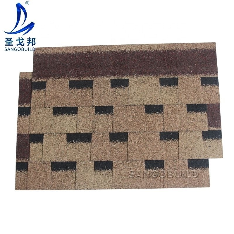 China factory price building material wooden house waterproof fiberglass asphalt roofing shingles thatch roof tiles