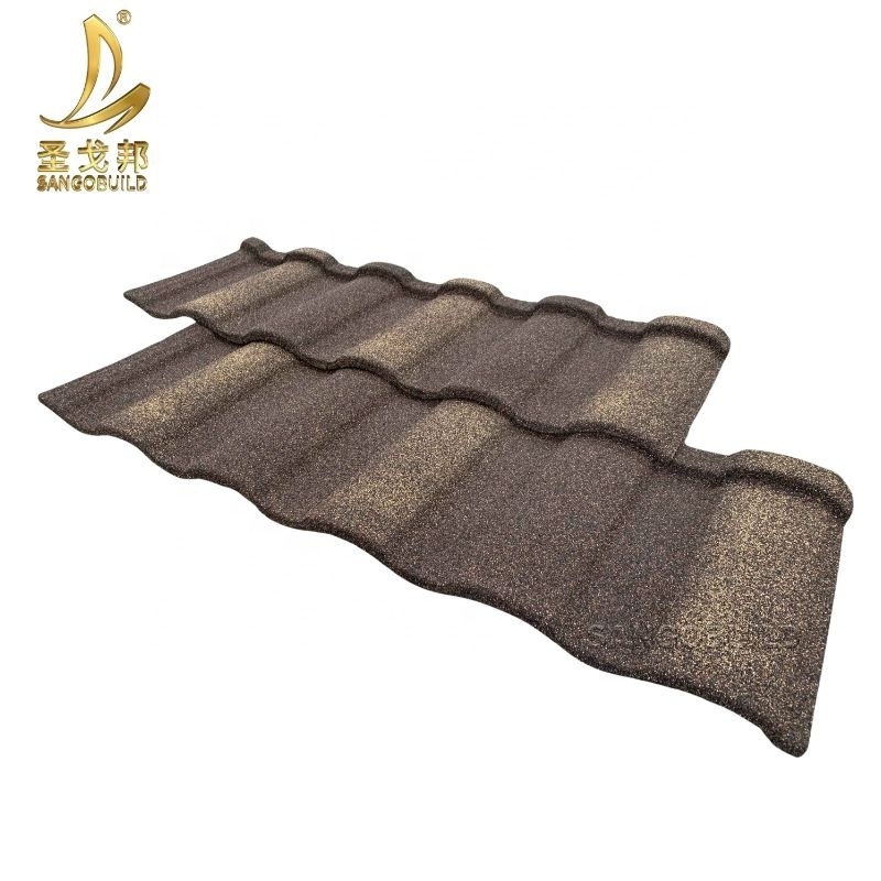 Color Building Construction Material Stone Covered Roofing Tiles Aluminum Zinc Metal Roofing Bent Sheets Roman Roof Tiles