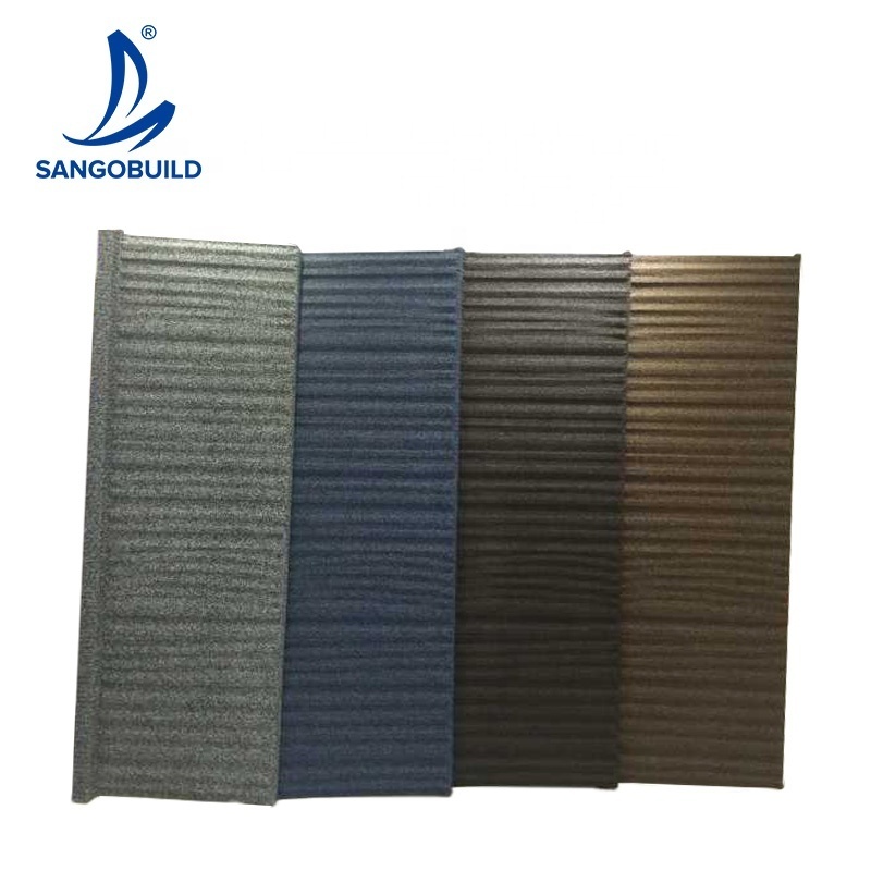 A Class Wind Proof Roof Tile Shingles Manufacturer French Guiana Bond Stone Coated Roofing Tile