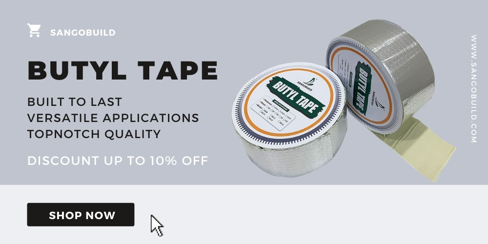 Butyl Seal Tape Water Proofing Membrane Roofing Butyl Rubber Adhesive Tape For Roof Window