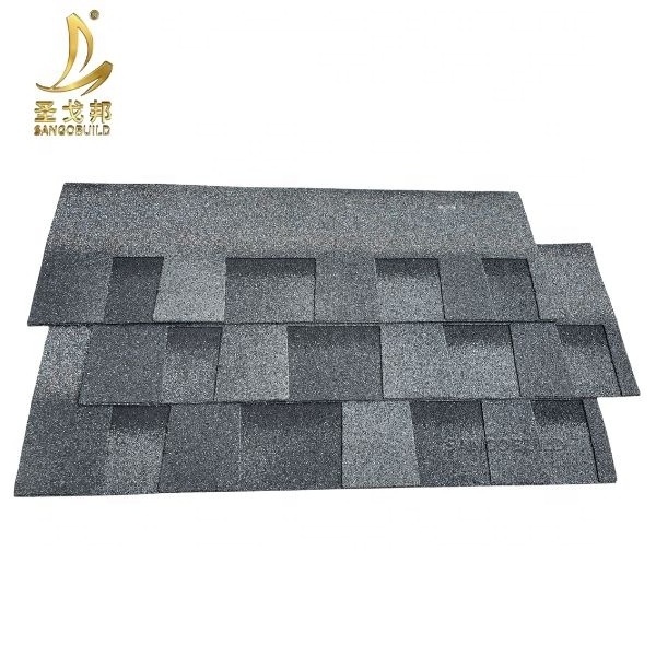 Architectural asphalt shingles roofing bitumen material hexagonal laminated 3tab shingles roofing fiberglass asphalt tiles price