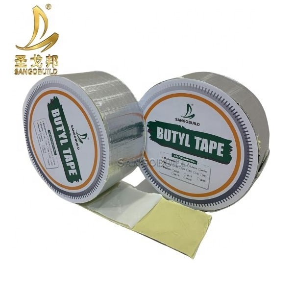 Sangobuild Prefabricated Container House Construction Materials Waterproof Self Adhesive Aluminium Foil Butyl Rubber Tape