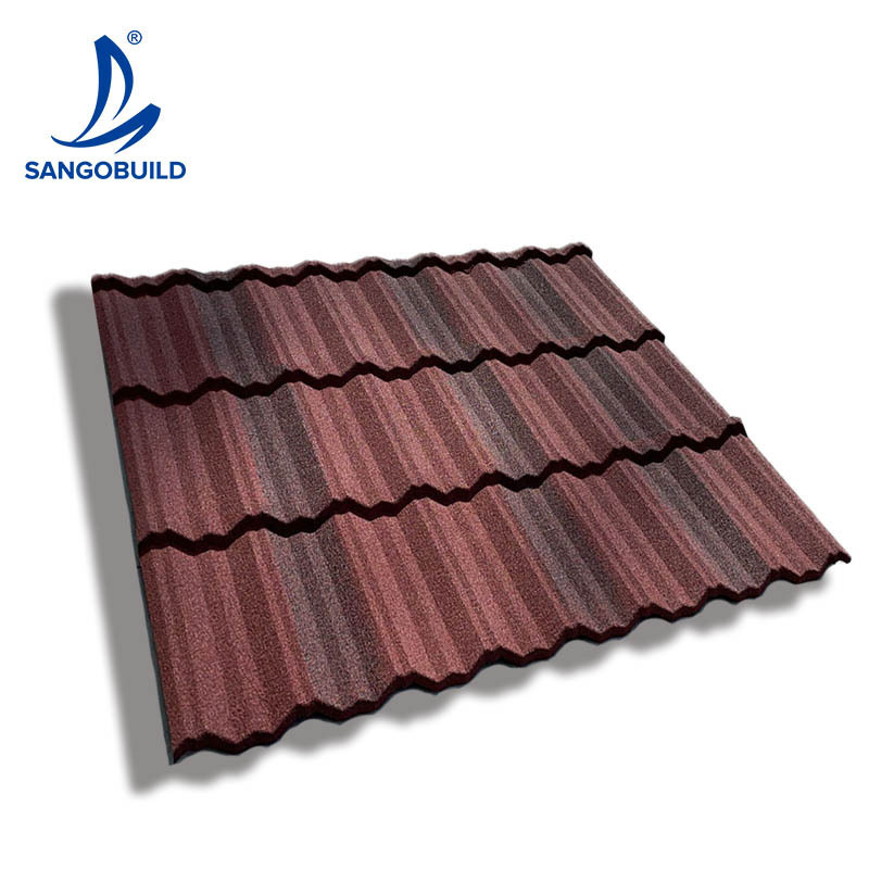 Korean Roof Tiles Standard Anti-Algae Stone Coated Harvey Tiles Roofing Sheet Tiles South Africa Zimbabwe Zambia House Roof