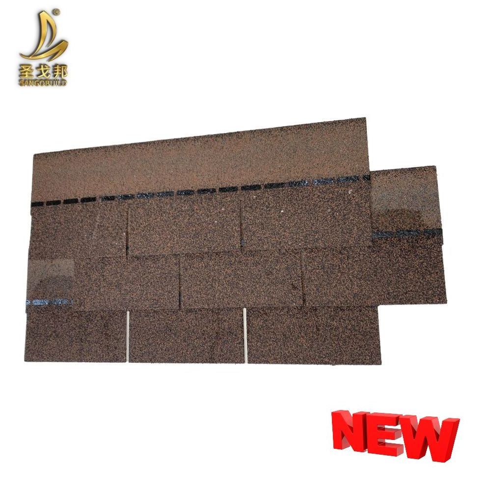 New 3-tab building material heat resistant popular sale fiberglass menards  asphalt  siding roofing shingles prices