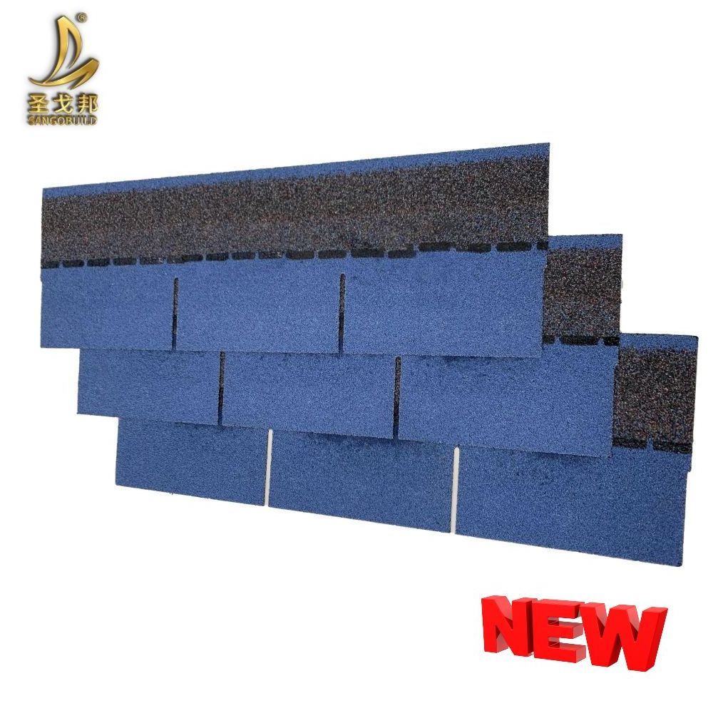 New 3-tab building material heat resistant popular sale fiberglass menards  asphalt  siding roofing shingles prices