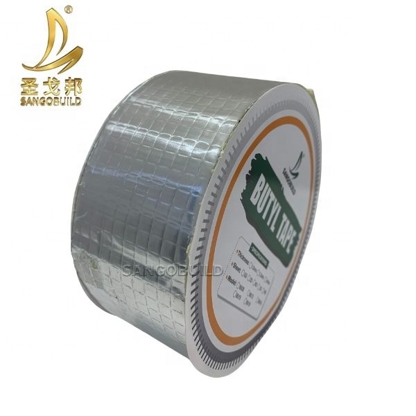 Sangobuild Prefabricated Container House Construction Materials Waterproof Self Adhesive Aluminium Foil Butyl Rubber Tape