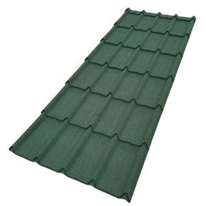 Biggest Size Stone Roofing Sheets Long Span Sheet Heat Resistant Save Labor Installation Stone Coated Metal Roof Tiles