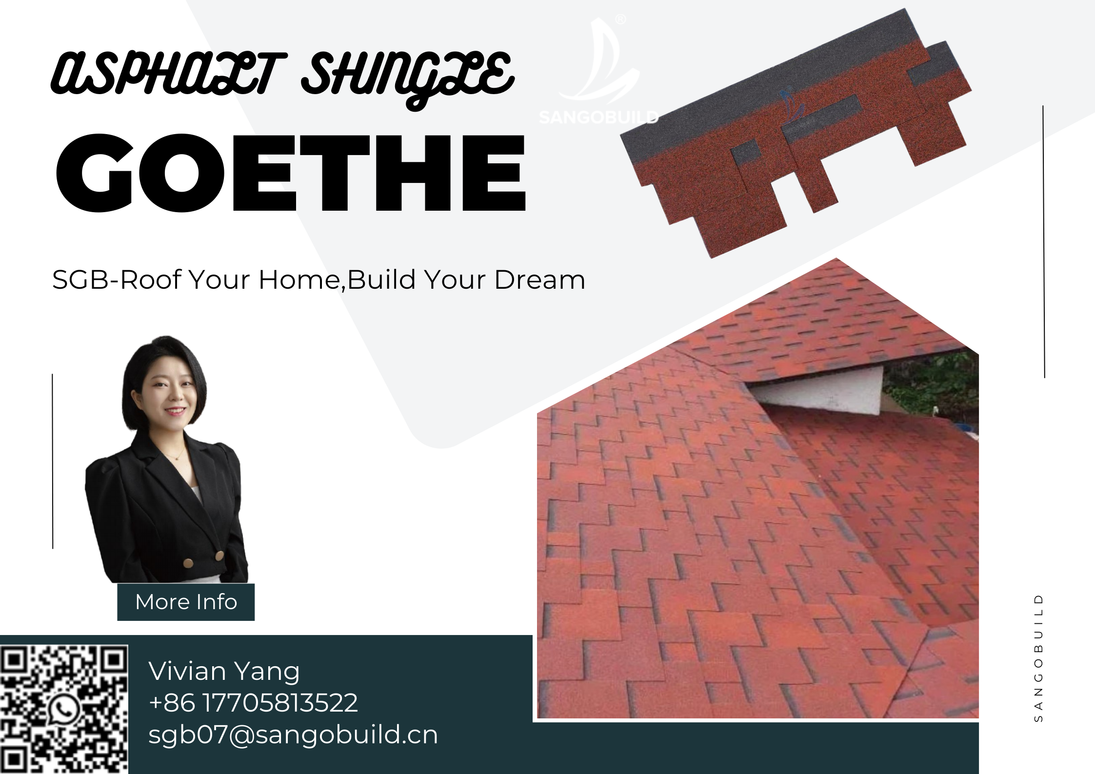 tejas de asfalto Roof Factory roofing material Goethe asphalt shingles Wholesale Pricetejas de asfalto Asphalt tiles