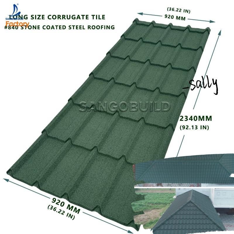 Insulation Resistance Terrabella Classic Stone Coated Metal Roof Tile Roofing Sheet In Jamaica