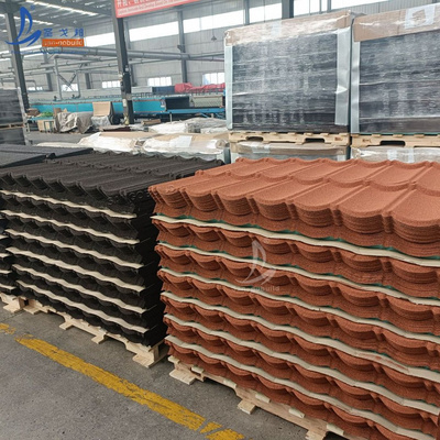 SANGOBUILD Roofing Materials toles pour toiture Galvalume Stone Coated Aluminum Roofing Sheet Metal Roof Tile