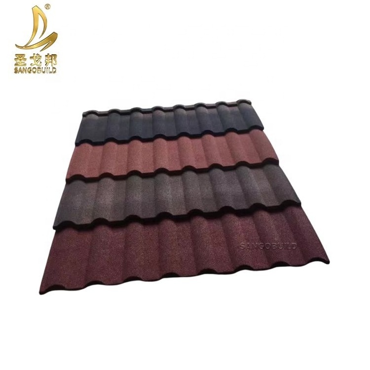 Millano Colorful Stone Chips Coated Aluminum Roofing Sheets Factory Prices 0.40mm Stone Coated Metal Roofing Philippines