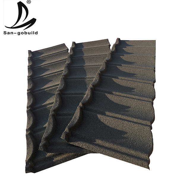 West Africa Nigeria wholesale cheap prices step tiles roofing sheet, curved galvalume steel stone coated roofing tiles for house