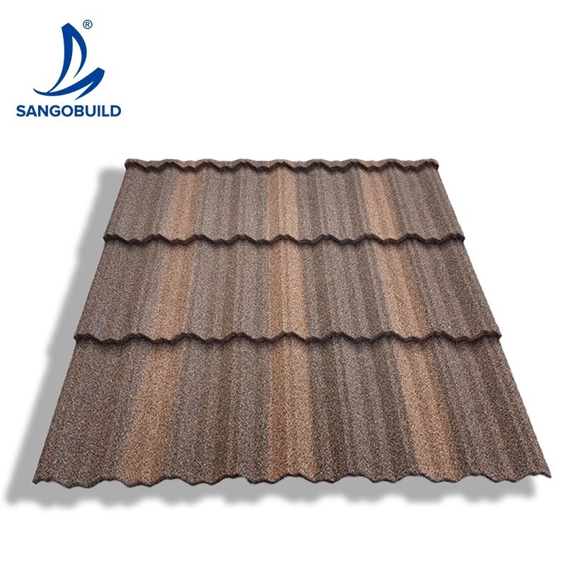 Korean Roof Tiles Standard Anti-Algae Stone Coated Harvey Tiles Roofing Sheet Tiles South Africa Zimbabwe Zambia House Roof