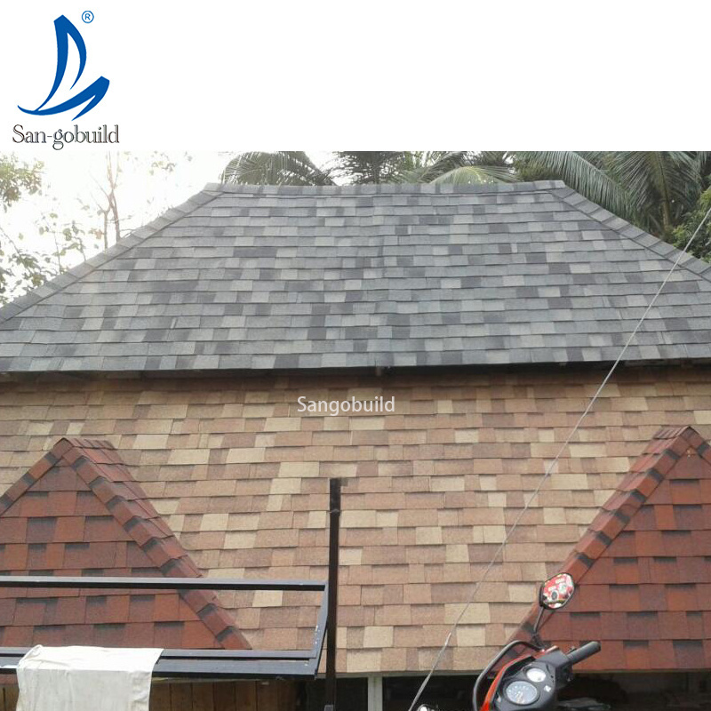 Algae resistant roofing system asphalt shingles, laminated fish-scale 3tab hexagonal roofing shingle ghana Kenya uganda price