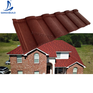 Color Building Construction Material Stone Covered Roofing Tiles Aluminum Zinc Metal Roofing Bent Sheets Roman Roof Tiles