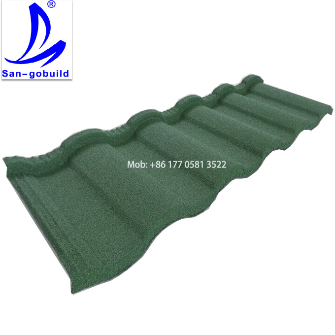 Russia composite roof tiles prices, sun stone coated zinc aluminum steel roofing sheets in Jamaica Somalia Ethiopia supplier