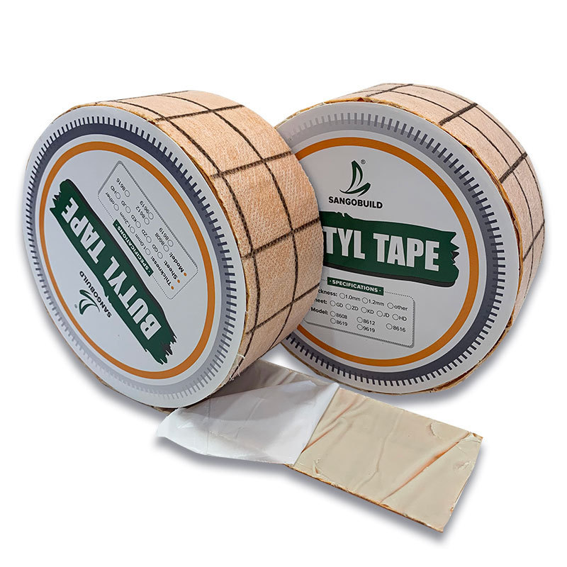 Water Proofing Seal Membrane Aluminium Foil Roofing Leakage Tape Butyl Rubber Tape For Roof