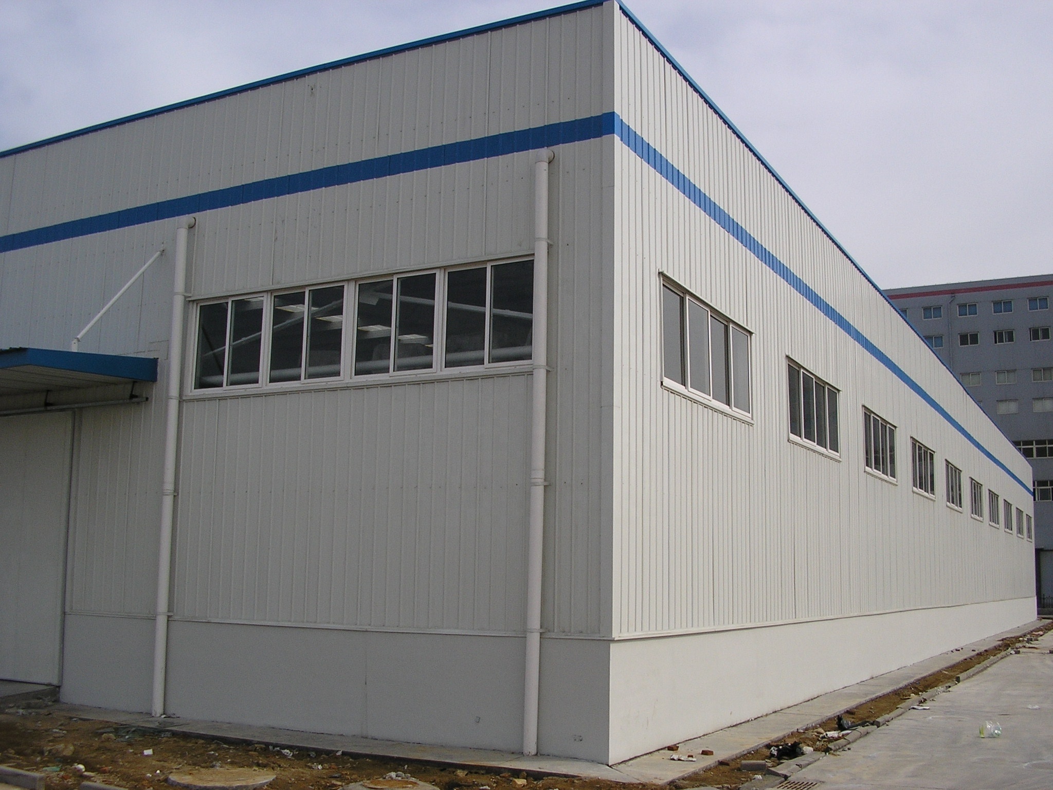 Ghana prefabricated steel structure warehouse 3D drawings steel warehouse buildings for sale prefab buildings price