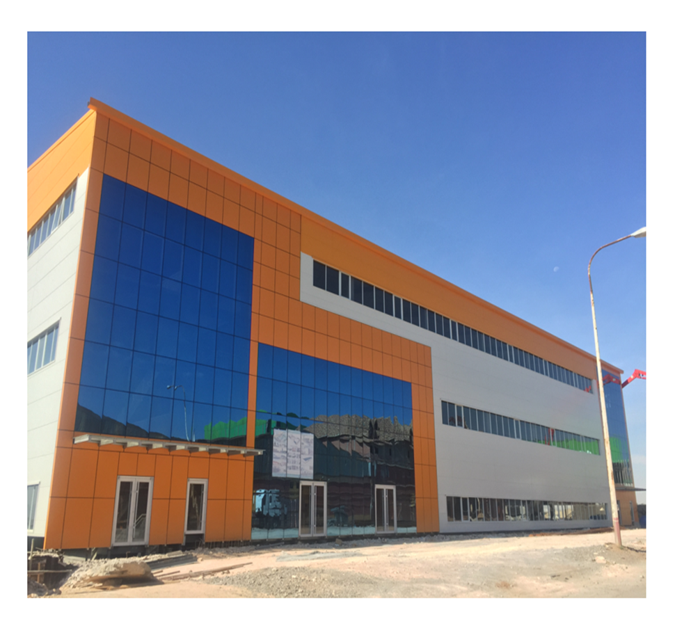 Construction Design Steel Concrete Panel Warehouse Building Chinese Steel Prefabricated Warehouse